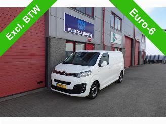 krockskadad bil auto Citroën Jumpy 2.0 BlueHDI 120 Club M S&S 3 zits navi camera 81339 km !! 2017/10