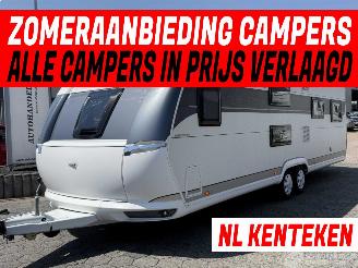 krockskadad bil caravan Hobby  Prestige 720 2025/6