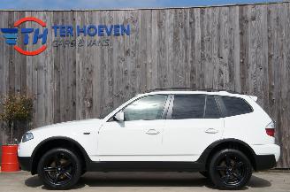 krockskadad bil auto BMW X3 2.0d X-Drive Airco Pano Motorschade Trekhaak 130KW Euro 4 2008/6