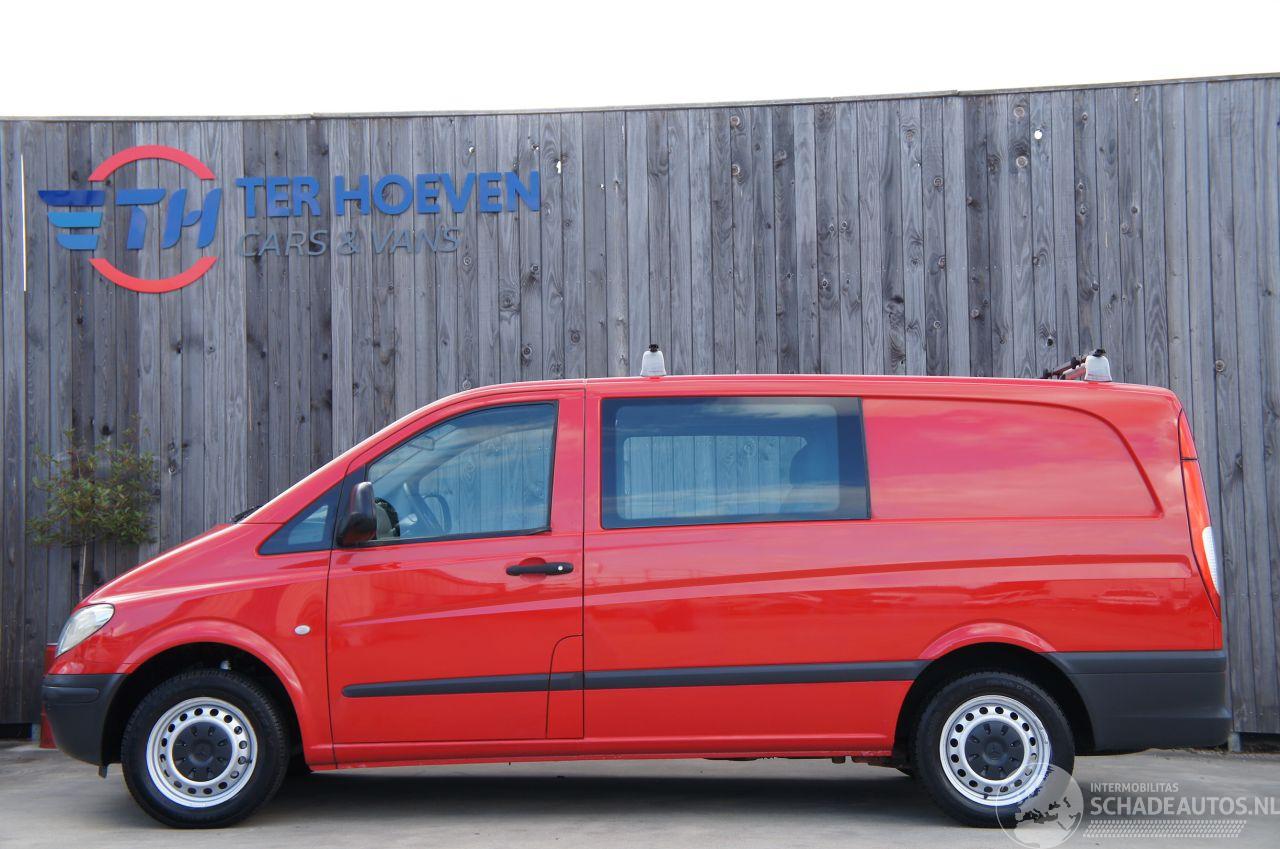 Mercedes Vito 111 CDi Lang Dubbele Cabine Klima 5-Persoons Trekhaak 85KW Euro 4