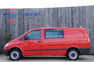 Auto incidentate Mercedes Vito 111 CDi Lang Dubbele Cabine Klima 5-Persoons Trekhaak 85KW Euro 4 2009/4