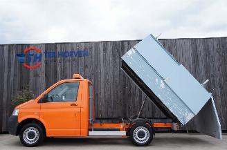 skadebil auto Volkswagen Transporter T5 2.0 Benzine Kipper! Trekhaak 85KW Euro 4 2009/2