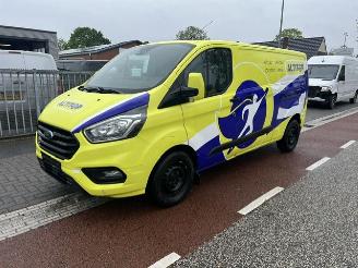 krockskadad bil bedrijf Ford Transit Custom 2.0 CDTI 125KW L2H1 LANG AUTOMAAT AIRCO KLIMA CAM. 2023/7