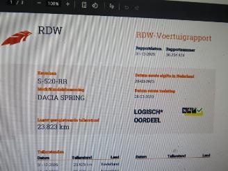 Dacia Spring Comfort plus 5drs Automaat  Elektrische 21.000km nap Camera Leer Navigaie 2023 nieuwstaat picture 5