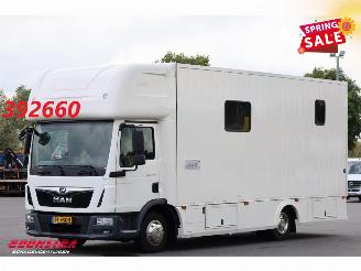 danneggiata veicoli industriali MAN TGL 8.190 Robrise Horsetruck + Camper Camera 61.047 KM! 2019/3
