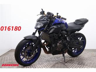 dommages motocyclettes  Yamaha MT-07 ABS 2019/10