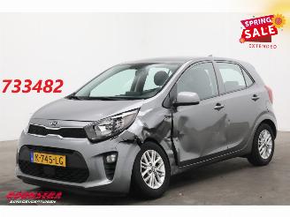 krockskadad bil auto Kia Picanto 1.0 DPi DynamicLine Airco Cruise Camera 31.547 km! 2021/1