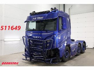 krockskadad bil vrachtwagen Iveco S-way 530 Full Air ACC Leder Showtruck 67.003 km! 2024/7