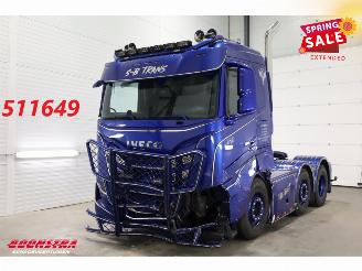 danneggiata veicoli industriali Iveco S-way 530 6X2 Full Air ACC Leder Showtruck 67.003 km 2024/7