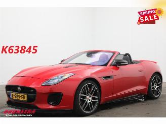 uszkodzony samochody osobowe Jaguar F-type 2.0T Chequered Flag Meridian Memory Leder LED Apple Camera LRHZ SHZ 2019/7