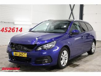 Vaurioauto  passenger cars Peugeot 308 SW 1.5 BlueHDi Active Pano Leder Navi Clima Cruise PDC 104.203 km! 2019/2