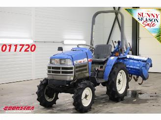 krockskadad bil machine Iseki  TM15 11 KW Minitraktor + Frees 419 Uur 2002