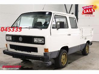 Unfallwagen Volkswagen Transporter T3 1.7 D Pritsche DoKa 6-Pers AHK 1990/8