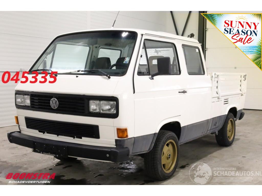 Volkswagen Transporter T3 1.7 D Pritsche DoKa 6-Pers AHK