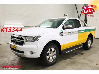 krockskadad bil bedrijf Ford Ranger 2.0 EcoBlue Limited Super Cab Leder ACC Navi Clima Camera SHZ AHK 2020/11