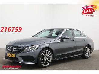 Vaurioauto  passenger cars Mercedes C-klasse 220 CDI 7G-Tronic AMG LED Leder Burmester Camera SHZ 2015/6