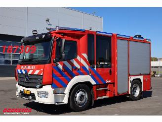 Vaurioauto  trucks Mercedes Atego 1527 Ziegler Komplett Feuerwehr 16.684 km! Euro 6 2018/11