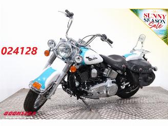 krockskadad bil motor Harley-Davidson Z 800 FLSTC Heritage Softail Classic ABS Vance Hines 2016/7