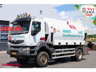 dommages camions /poids lourds Renault Kerax 380.19 4X4 Manual 2x6400L Kraftstoff Blatt/Blatt Euro 5 2010/10