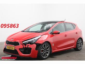 damaged passenger cars Kia Cee d 1.6 GT 204 PK Pano Cruise Camera LRHZ SHZ 163.663 km! 2013/9