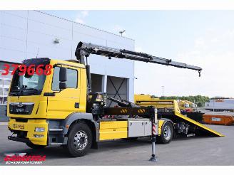 danneggiata veicoli industriali MAN TGM 15.290 Falkom FAS 5000 Fassi F170AT 2X Winde Aufbau/Kran 2020!! 2018/7