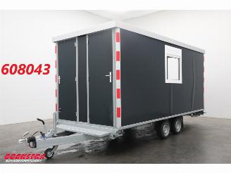 krockskadad bil aanhanger Ifor williams  Harmsen Tandemasser Schaftkeet Toilet 2000kg 500x230 Nieuw!! 2025/5
