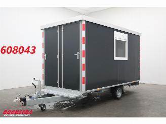 krockskadad bil aanhanger Ifor williams  Harmsen Schaftkeet Toilet Snelverkeer 1.350 kg 400x203 NIEUW!! 2025/5