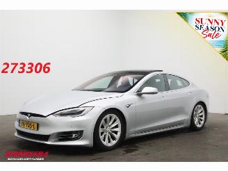 Voiture accidenté Tesla Model S 100D Pano Schuif/kantel Clima Navi Memory Leder SHZ LrHZ Cruise Camera PDC 2018/11