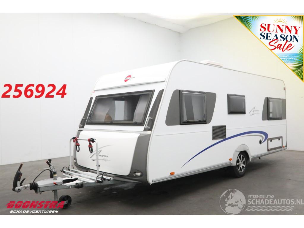 Burstner AVERSO FIFTY Mover Luifel Fietsendrager Frans Bed Rondzit Douche