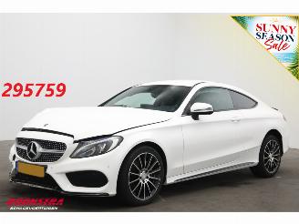 damaged passenger cars Mercedes C-klasse Coupé 180 AUT Edition 1 AMG Navi Cruise Clima Memory SHZ Camera PDC 2016/9
