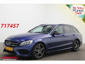 damaged passenger cars Mercedes C-klasse Estate 180 AMG Navi Cruise Clima Leder Memory SHZ Camera PDC 2018/3