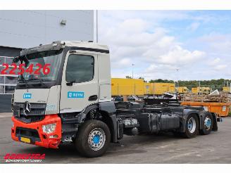 krockskadad bil vrachtwagen Mercedes Antos 2543 2X PTO ACC 6X2 46.736 km!! 2018/4