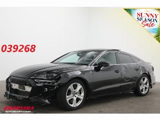 damaged passenger cars Audi A7 Sportback 55 TFSI Quattro S-Line Pano LED ACC HUD Memory Camera SHZ 2023/3