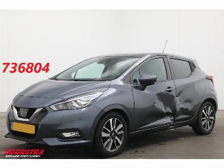 uszkodzony samochody osobowe Nissan Micra 0.9 IG-T N-Connecta Cruise Navi Clima Bluetooth 2019/5
