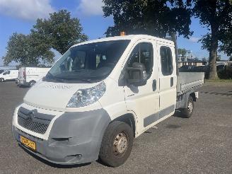 krockskadad bil bedrijf Citroën  33 L2 PUDC 2.2HDI 120 dubbele cabine open laadbak N.A.P. 2009/9