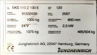 Jungheinrich  EKS110 elektrische order picker picture 5