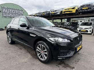 krockskadad bil auto Jaguar F-Pace 2.0T 184KW Autom. AWD Clima Navi Led Xenon Portfolio 2018/9