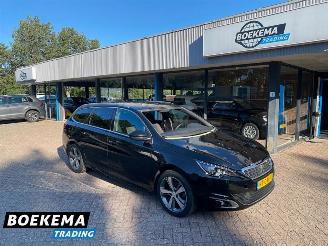 damaged passenger cars Peugeot 308 SW 1.2 PureTech GT-line Navi Clima Camera Cruise 2017/4