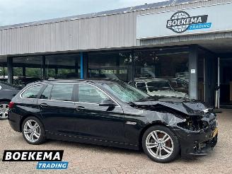 damaged passenger cars BMW 5-serie 518d High Executive Xenon HUD Keyless Climate Cruise PDC Trekh. 2017/2