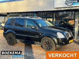 Schade bestelwagen Ssang yong Rexton SSangYong RX 270 XVT Automaat Leer Memory Cruise Clima Sapphire 2011/6