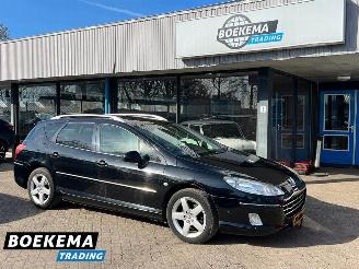 Vaurioauto  passenger cars Peugeot 407 2.0 Signature Pack Premium Panorama Navigatie Leer Cruise 2010/10