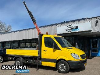 Schadeauto Mercedes Sprinter 316 Benzine! Palfinger Kraan Airco Automaat Open-Laadbak 2011/3