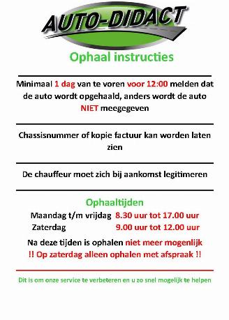 skadebil auto AC X2 PICK UP INSTRUCTIONS 2024/1
