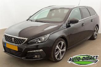 skadebil auto Peugeot 308 1.2 PureTech GT Automaat Clima Camera Navi Blue Lease 2021/6