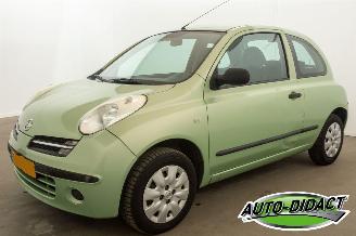 damaged passenger cars Nissan Micra 1.2 Airco Visia 2005/9
