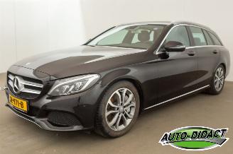 damaged passenger cars Mercedes C-klasse 350e Automaat Navi Leder MOTORSCHADE Lease Edition 2016/7