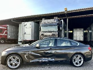 skadebil auto BMW 4-serie Gran Coupé 420d 190pk aut High Exec - schuifdak - nap - hud - leer - 360cam - line + side assist - harman 2016/9
