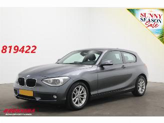 damaged passenger cars BMW 1-serie 116i EDE High Executive 3-drs Alpine Cruise Navi Clima Leder SHZ PDC 2013/6